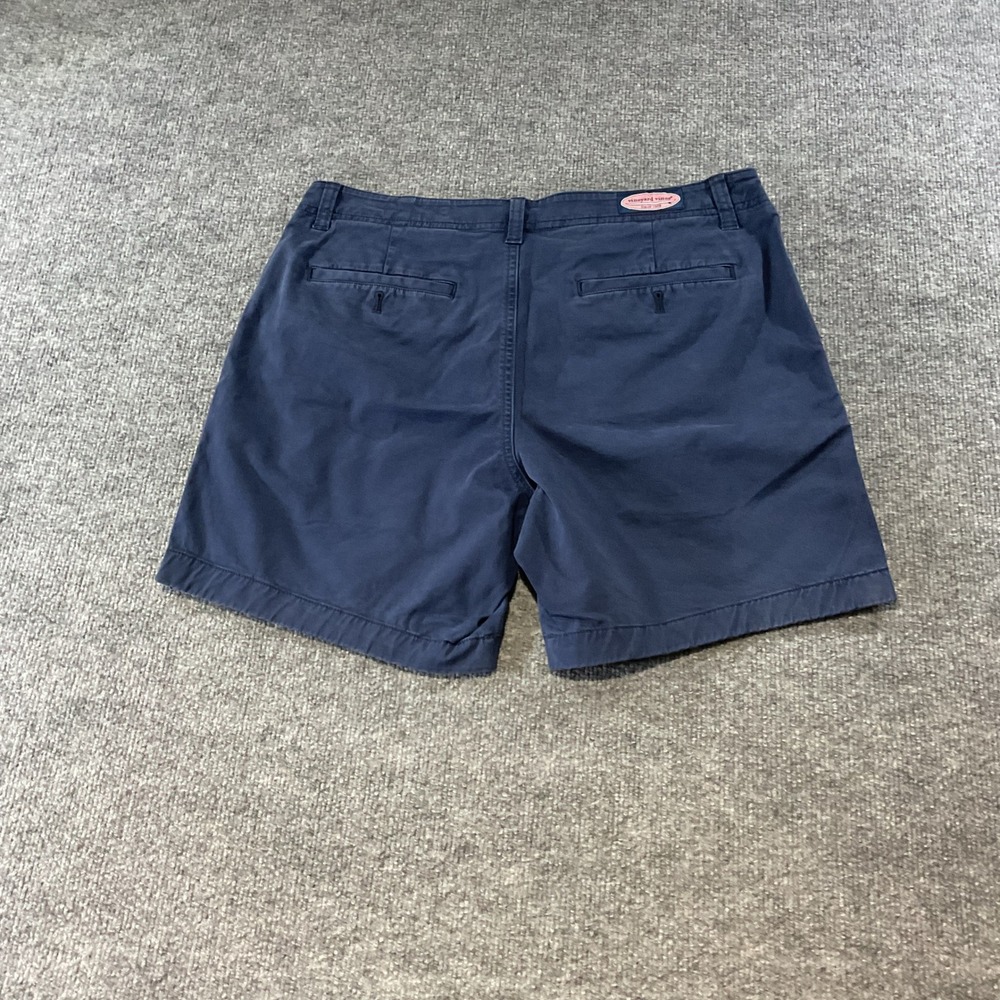 Vineyard Vines Mens Island Short Navy Blue Stretch Chino Shorts Size 32